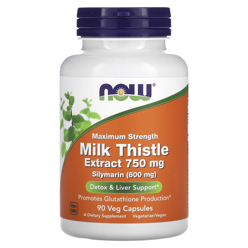Now Milk Thistle 750 90cp-[HealthWay]