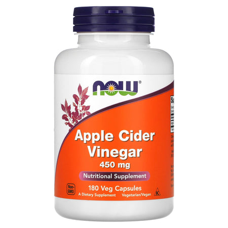 Now Apple Cider Vinegar 450mg 180cp-[HealthWay]