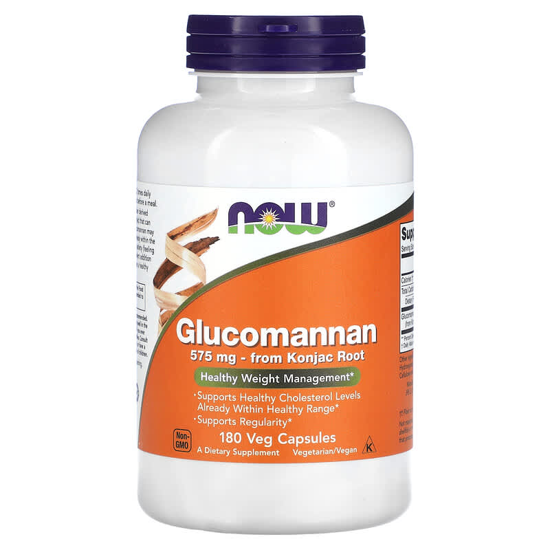Now Glucomannan 575mg 180cp-[HealthWay]