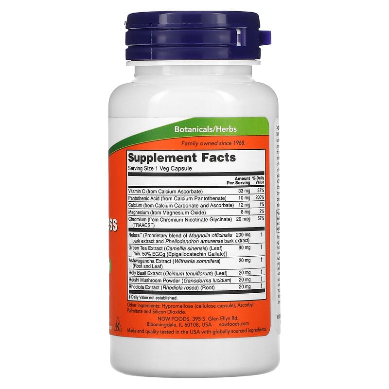 Now Adrenal Stress Support 90ct-[HealthWay]