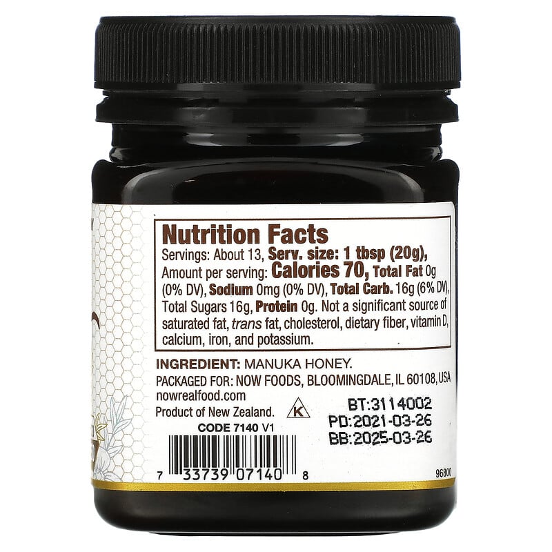 NOW MANUKA HONEY MGO 250 8.8 OZ-[HealthWay]