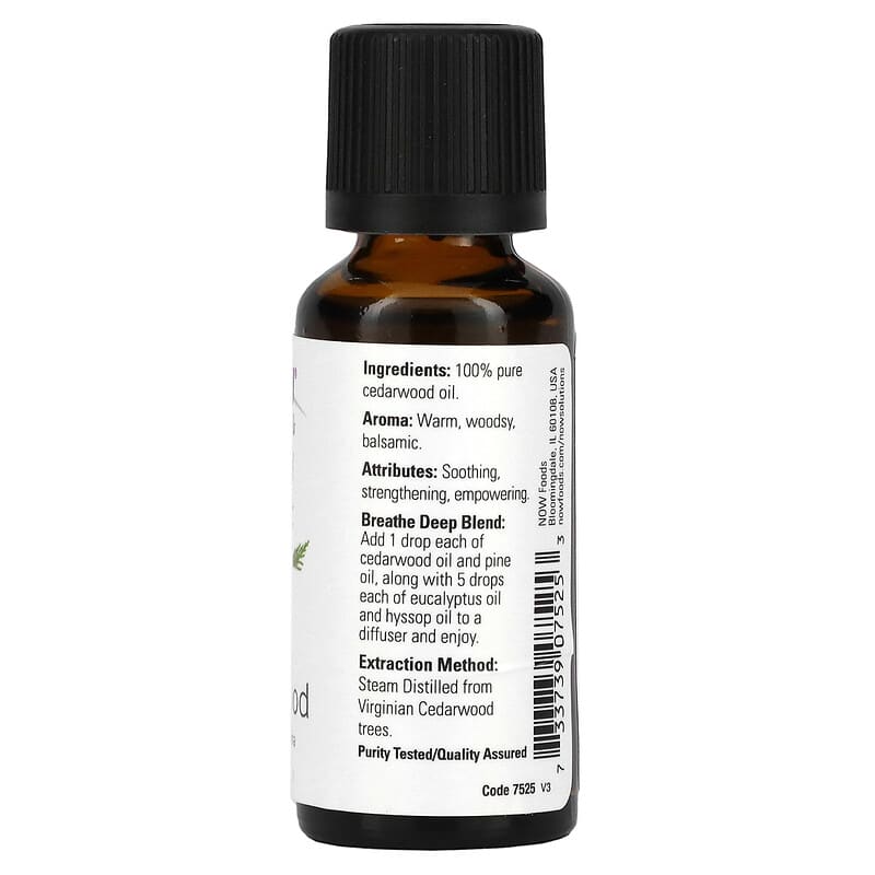 Now Ess Oil Cedarwood 1oz-[HealthWay]
