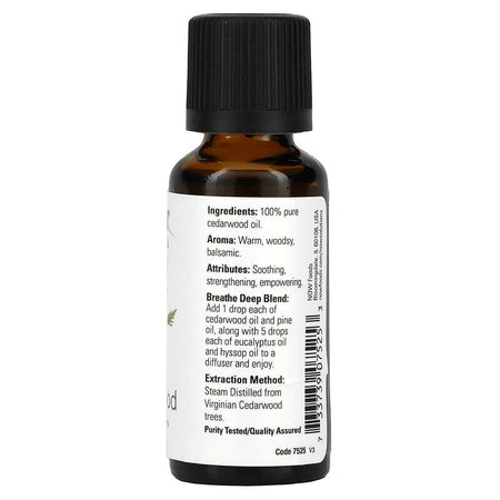 Now Ess Oil Cedarwood 1oz-[HealthWay]