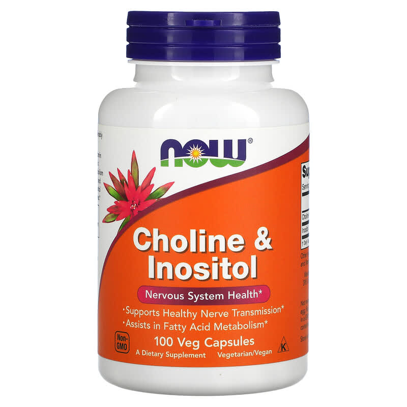 Now Choline & Inositol 500mg 100cp