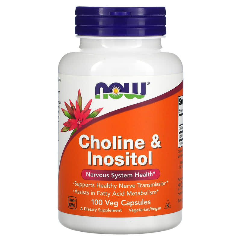 Now Choline & Inositol 500mg 100cp-[HealthWay]