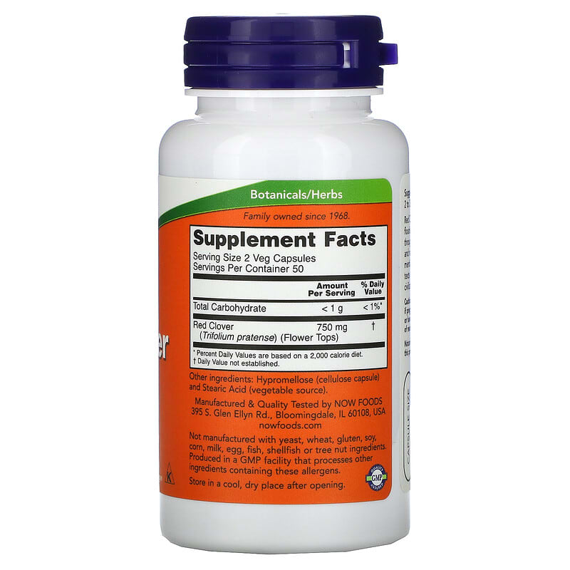 Now Red Clover 375mg 100cp-[HealthWay]