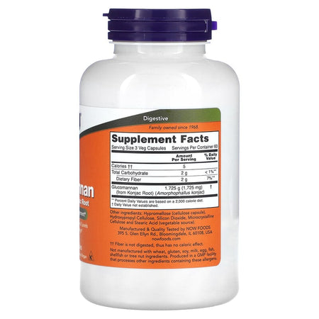 Now Glucomannan 575mg 180cp-[HealthWay]
