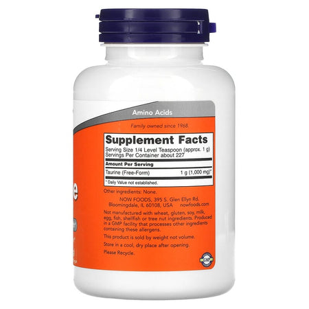 Now Taurine Pwd 8oz-[HealthWay]