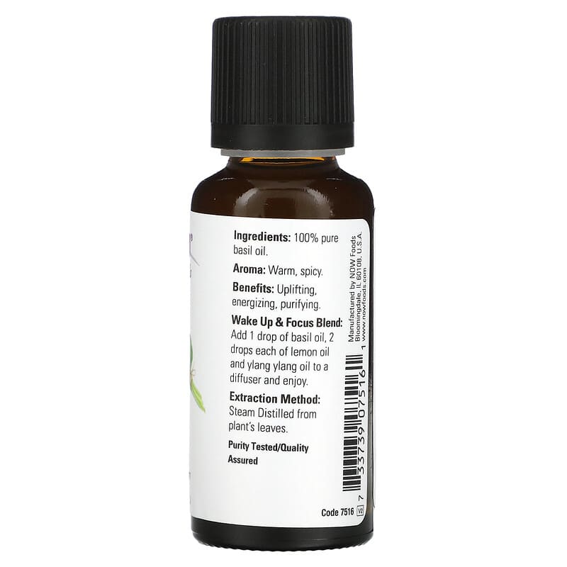 Now Ess Oil Basil 1oz-[HealthWay]