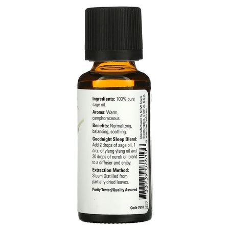 Now Ess Oil Sage Oil 1oz-[HealthWay]