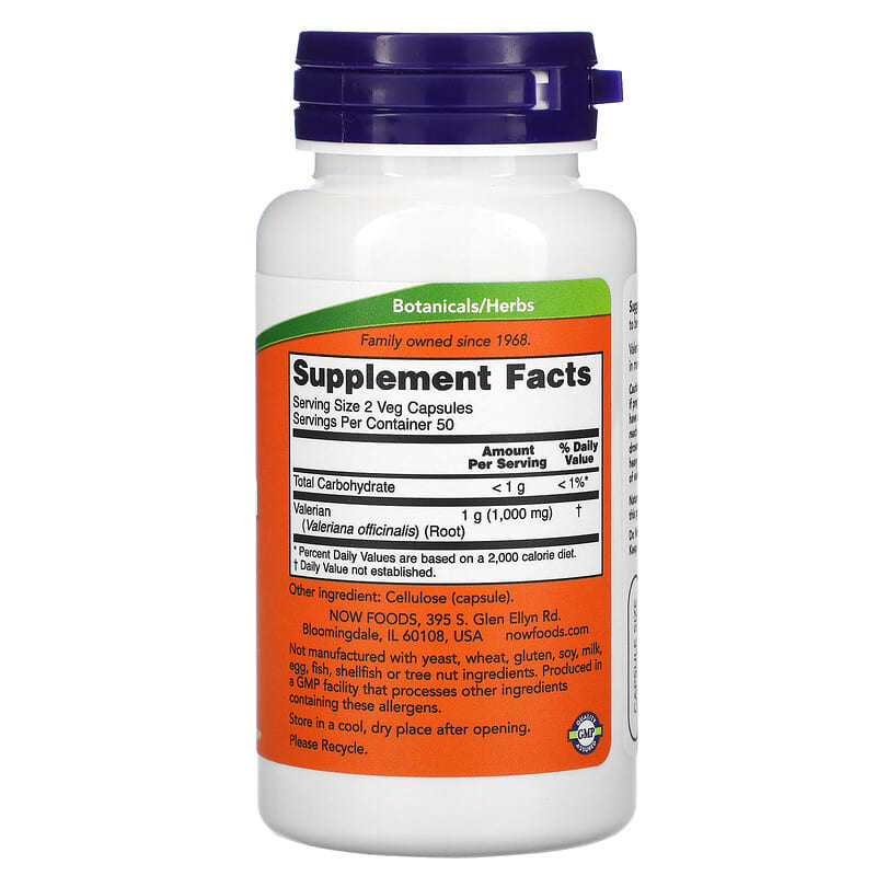 Now Valerian Root 500mg 100c-[HealthWay]