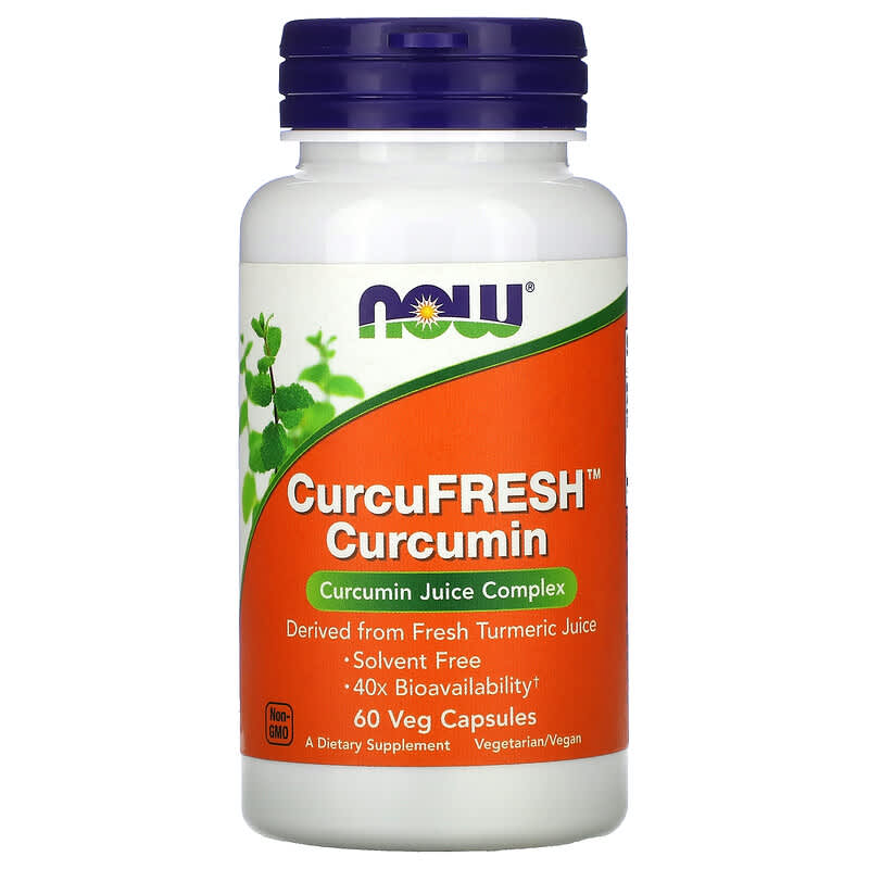 Now CurcuFresh Curcumin 60cp-[HealthWay]