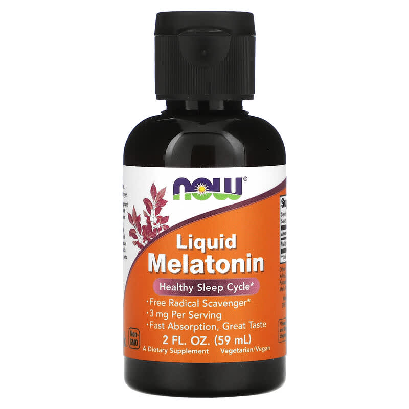 Now Melatonin Liq 3mg 2oz-[HealthWay]