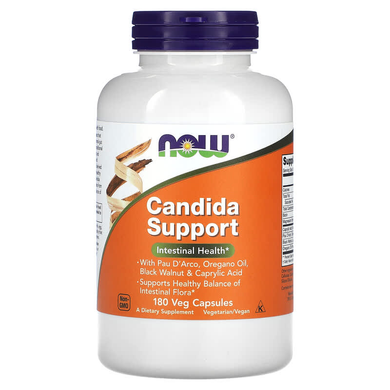 Now Candida Support 180cp-[HealthWay]