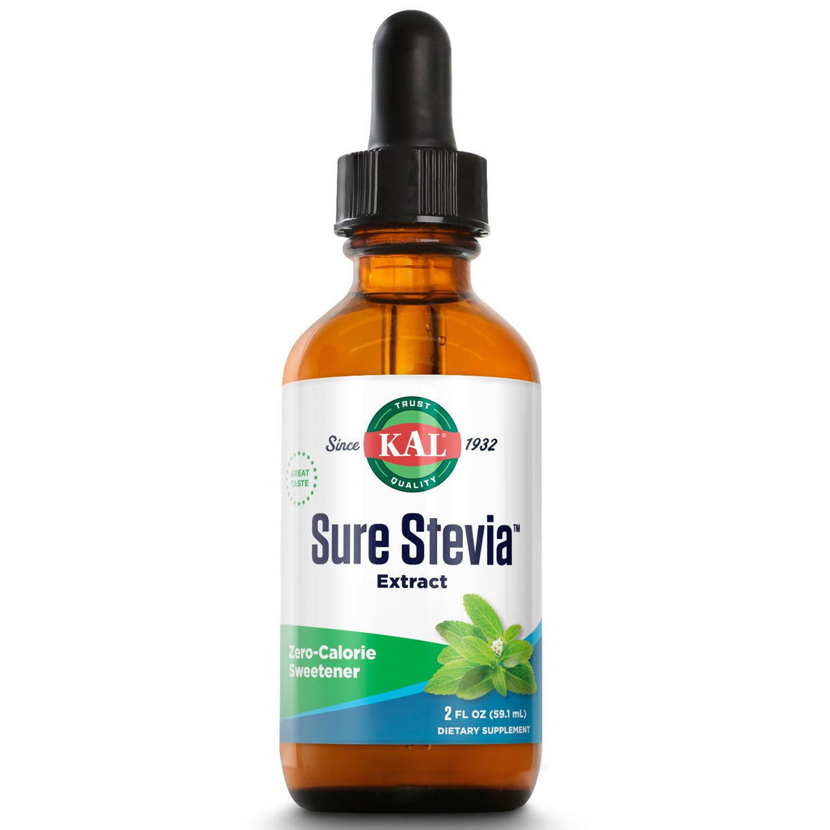 Kal Sure Stevia Liq Extract - Unfl  2OZ Drop-[HealthWay]
