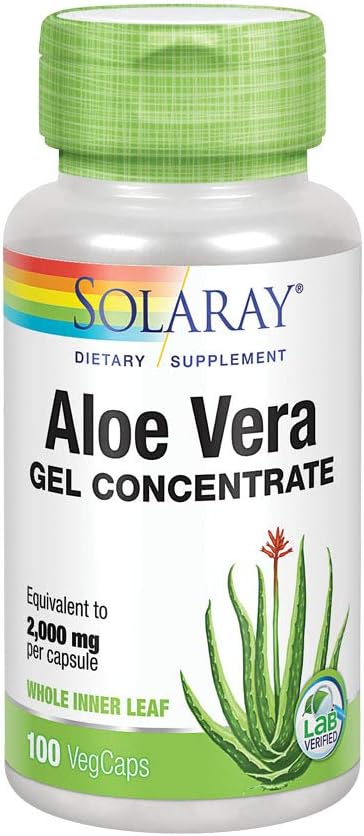 Solaray Super Aloe Vera 100cp-[HealthWay]