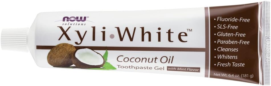 Now XyliWhite Coconut Oil 6.4oz-[HealthWay]