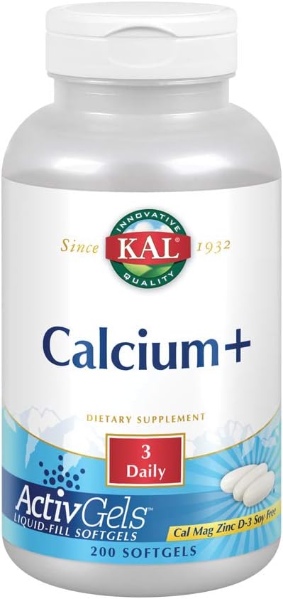 Kal Calcium+Mag,Zinc&D 200sg