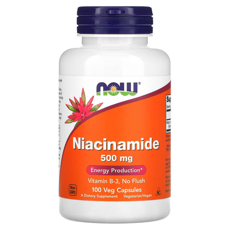 Now Niacinamide 500mg 100caps-[HealthWay]