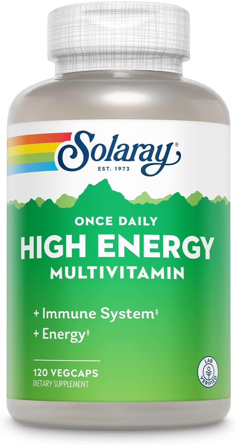 Solaray Once Daily High Energy Multi 120CT Vcp-[HealthWay]