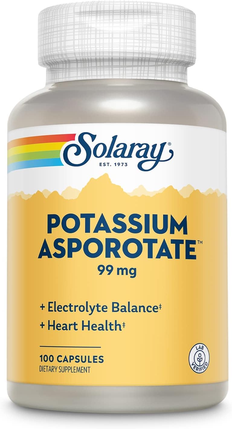 Solaray Potassium Asporotate 100cp-[HealthWay]