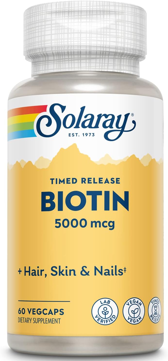 Solaray Biotin 5000mcg TR 60cp