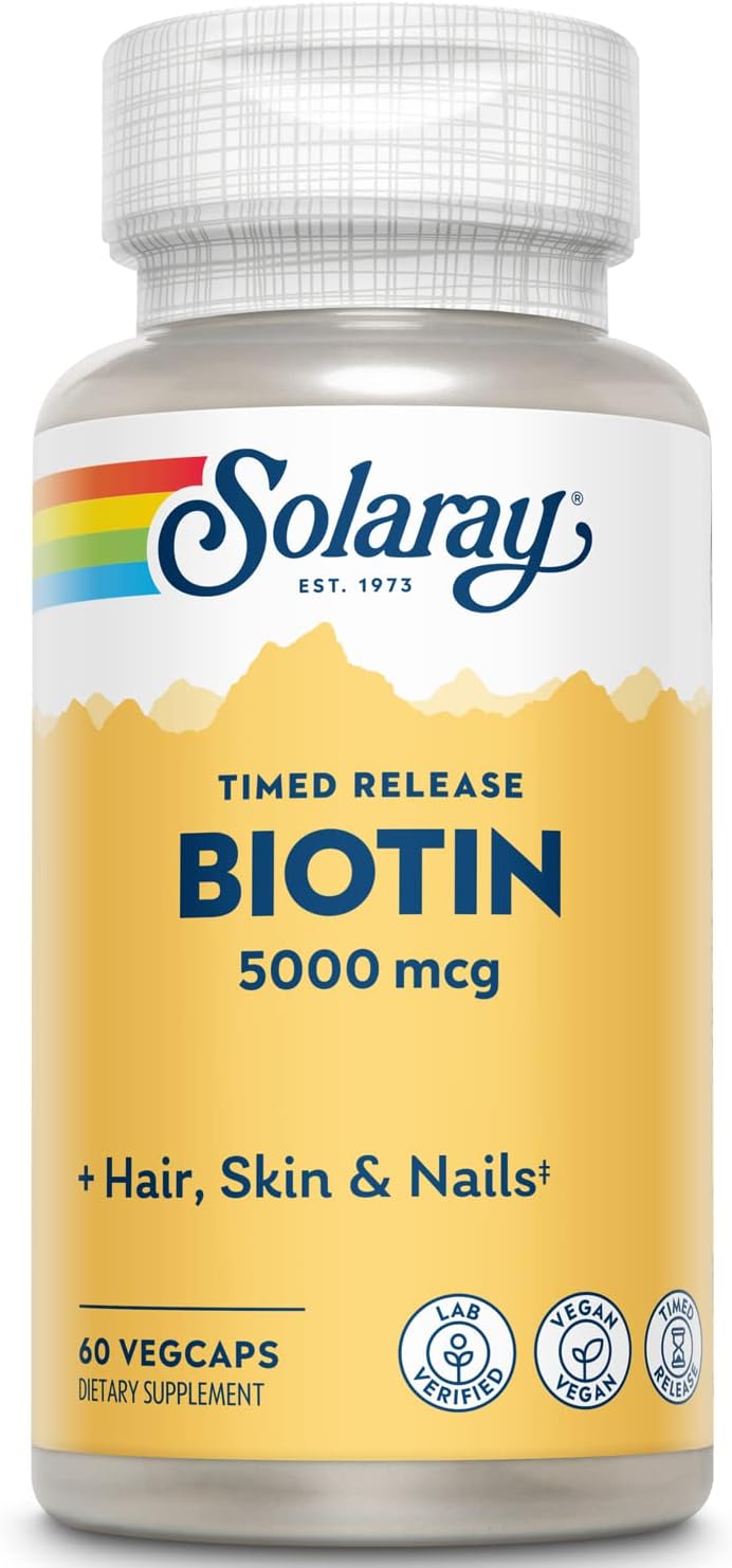 Solaray Biotin 5000mcg TR 60cp-[HealthWay]