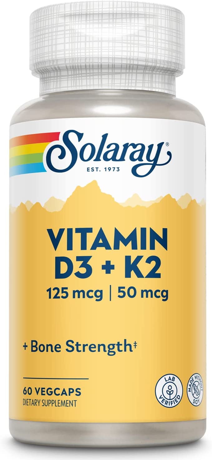Solaray Vit D3 & K2 60vc-[HealthWay]