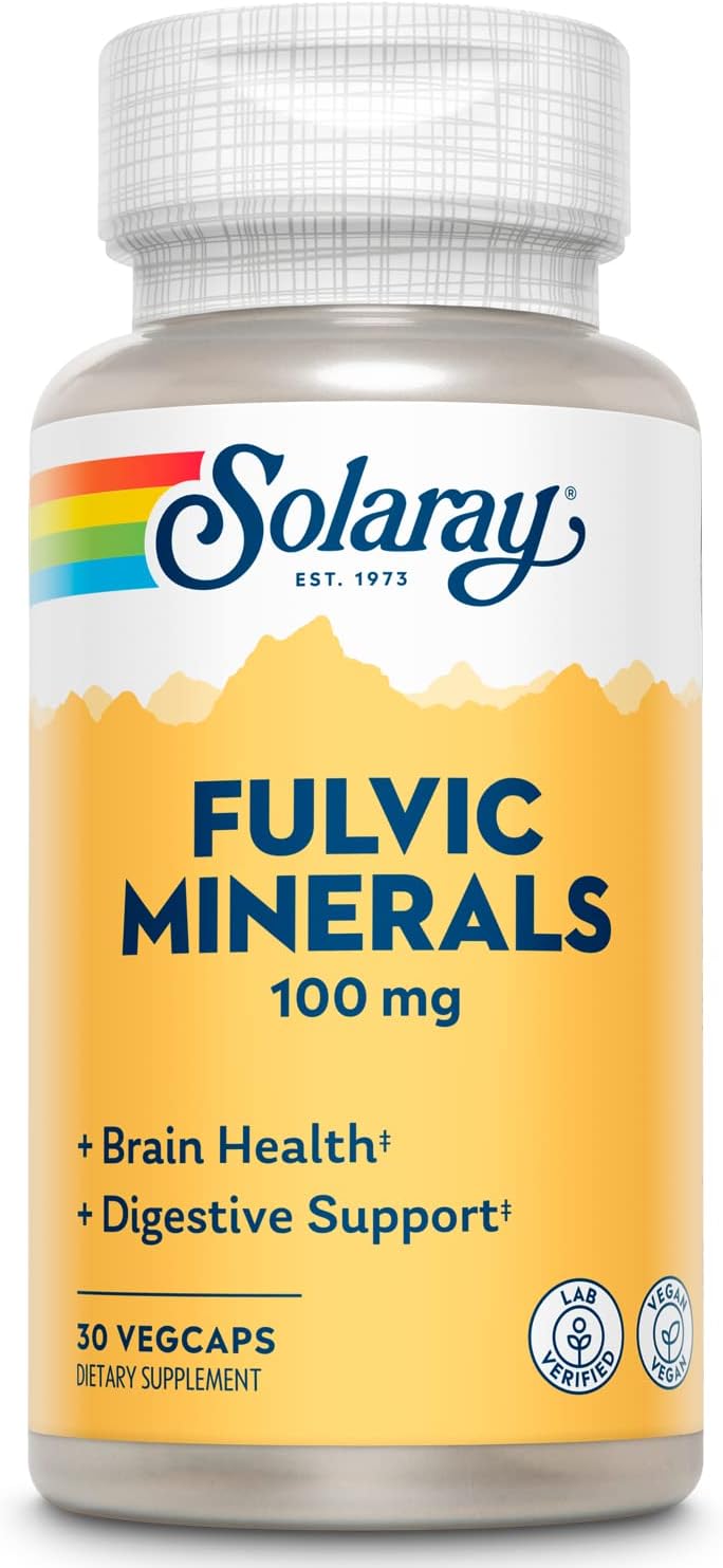 Solaray Fulvic Min 1000mg 30v
