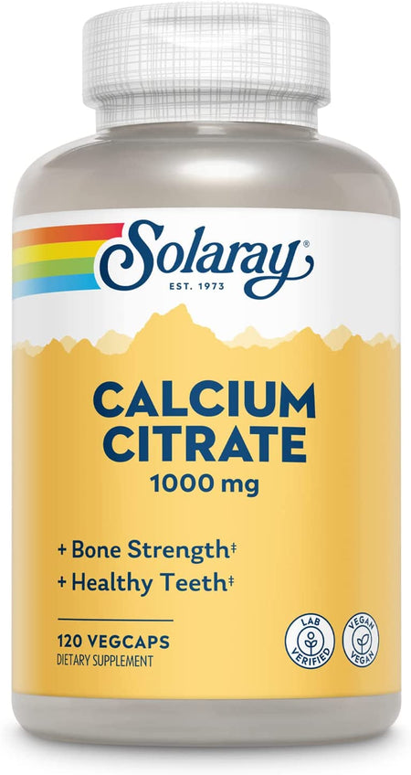 Solaray Calcium Citrate 120cp-[HealthWay]