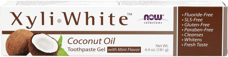 Now XyliWhite Coconut Oil 6.4oz-[HealthWay]