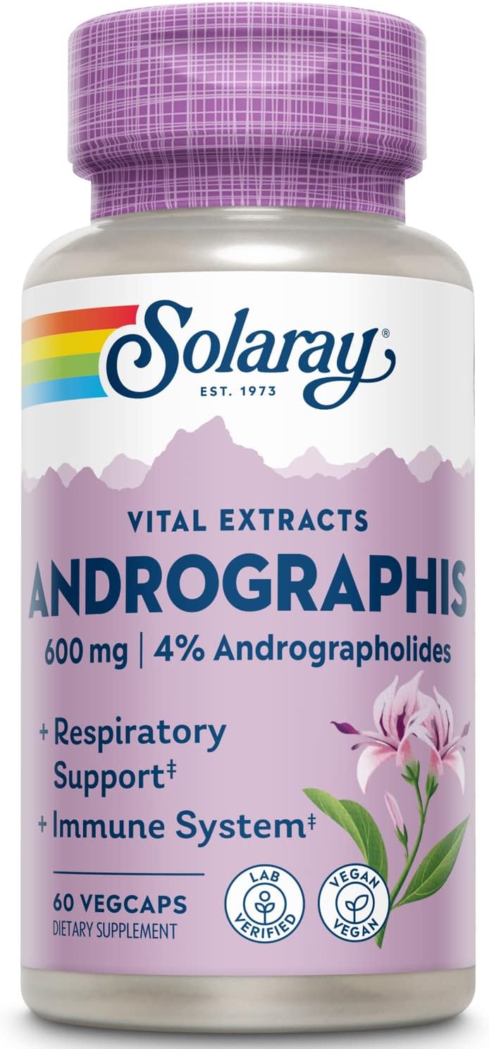 Solaray Andrographis 300mg 60v-[HealthWay]