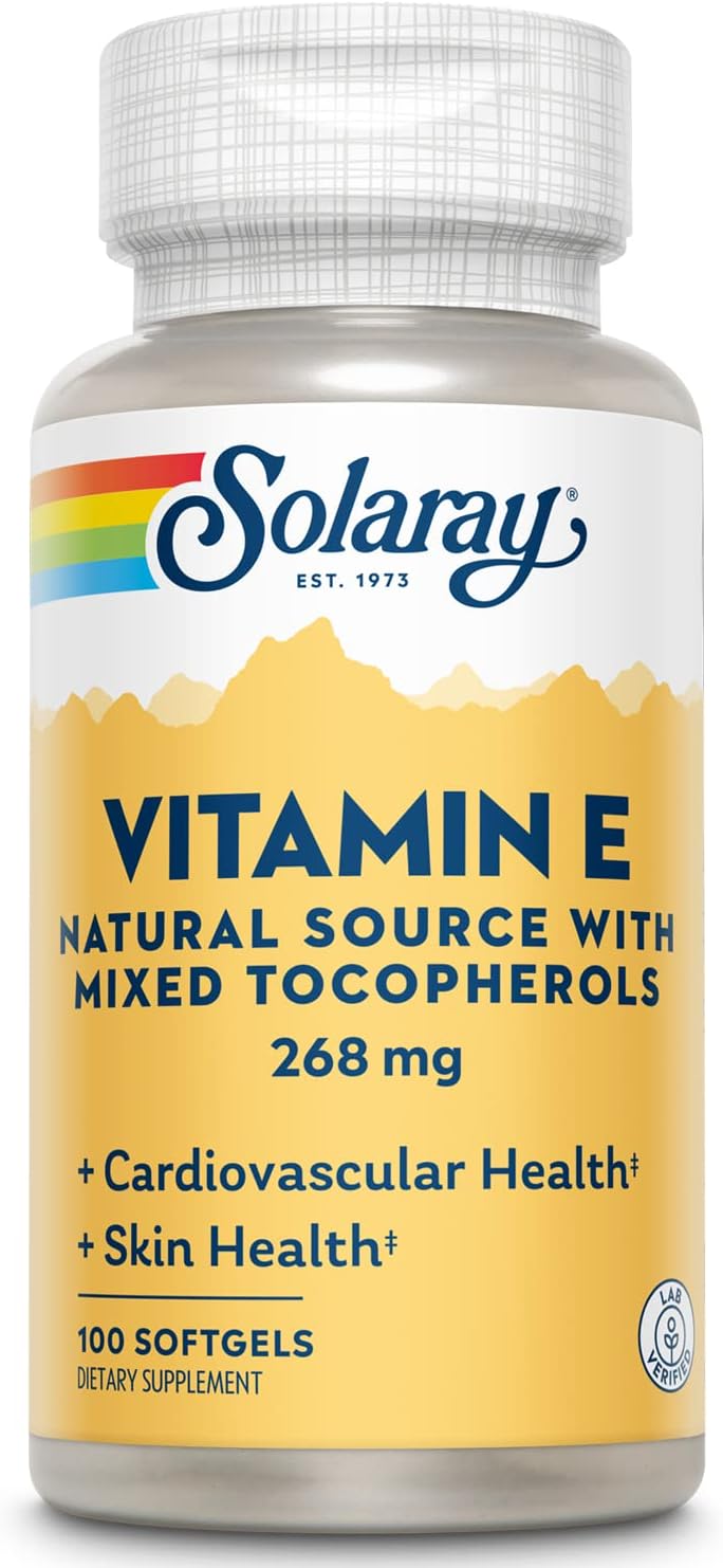 Solaray Vit E 400IU 100pl d-alpha-[HealthWay]