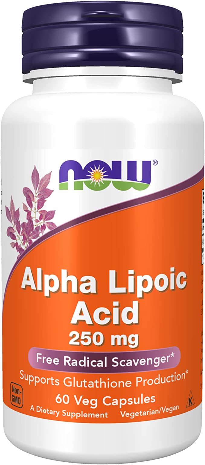 Now Alpha Lipoic 250mg 60cp-[HealthWay]