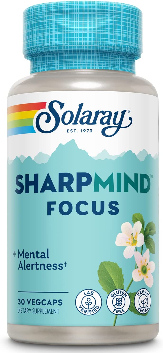Solaray Sharpmind Focus 30ct
