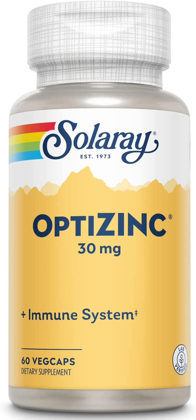 Solaray OptiZinc 30mg 60cp-[HealthWay]