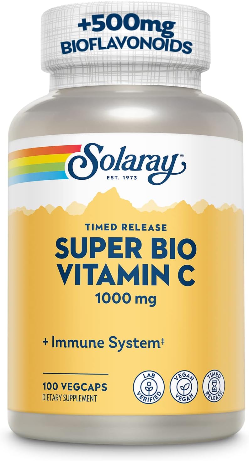 Solaray C SuperBio TR 100cp-[HealthWay]