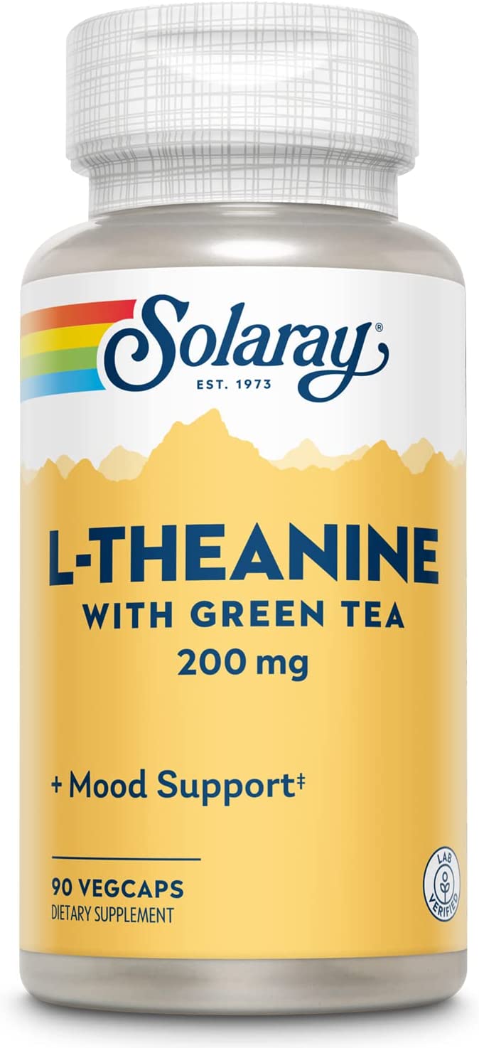 Solaray L-Theanine 200mg 90cp-[HealthWay]