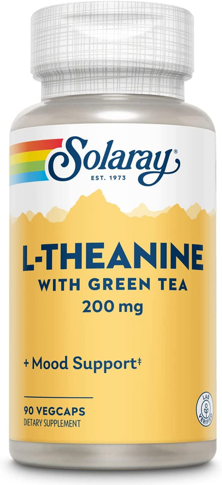 Solaray L-Theanine 200mg 90cp-[HealthWay]