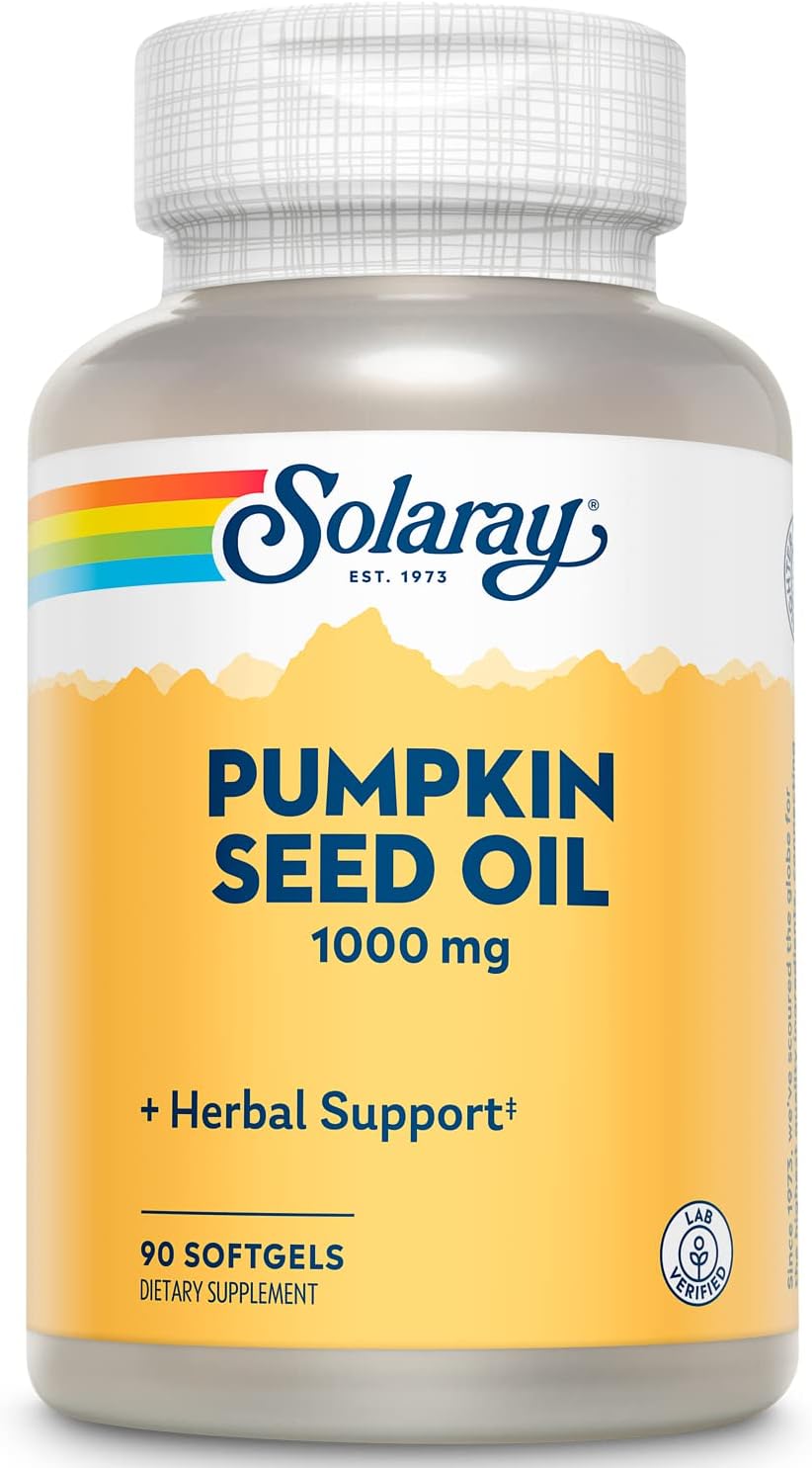 Solaray Pumpkin Seed Oil 90sg-[HealthWay]