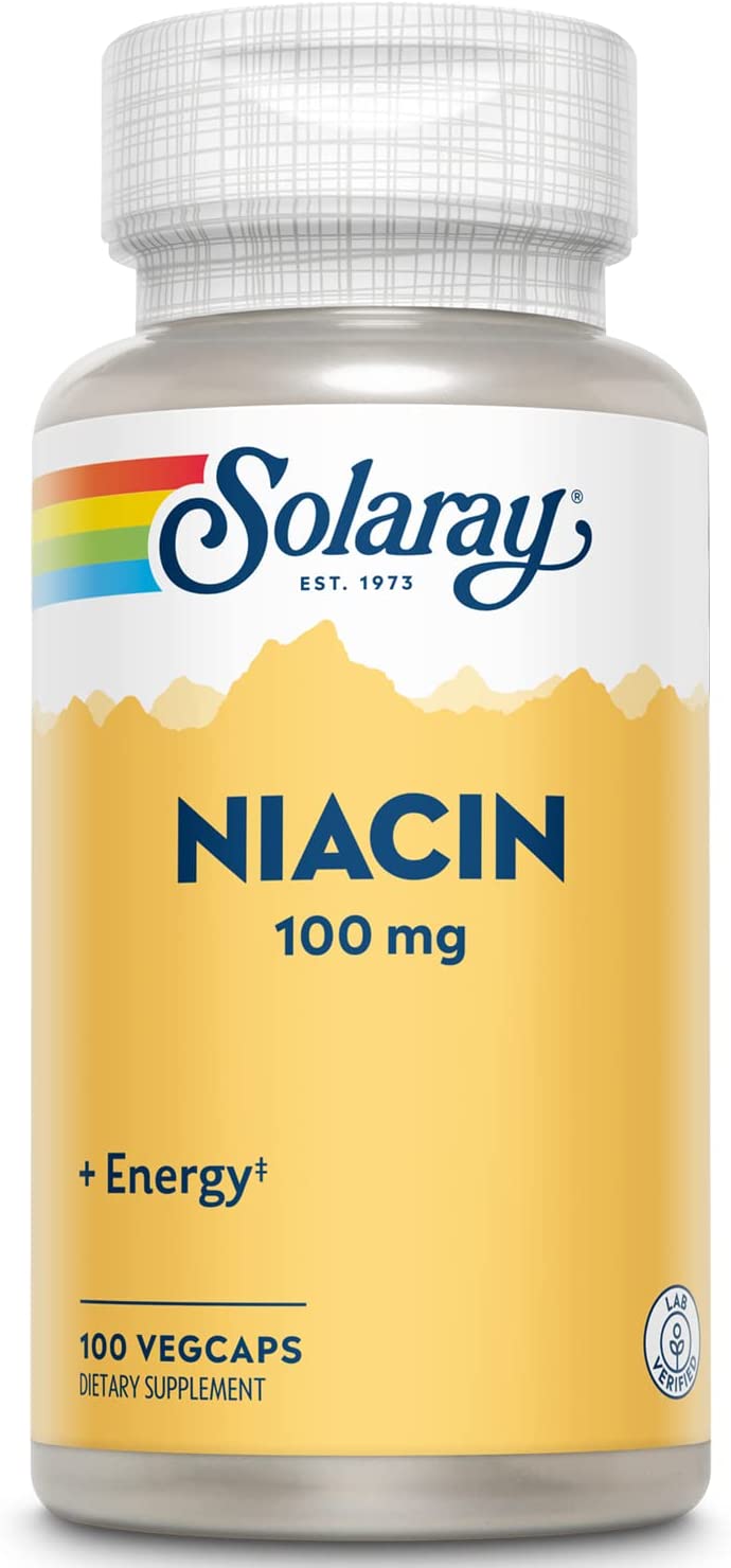 Solaray Niacin 100mg 100cp-[HealthWay]