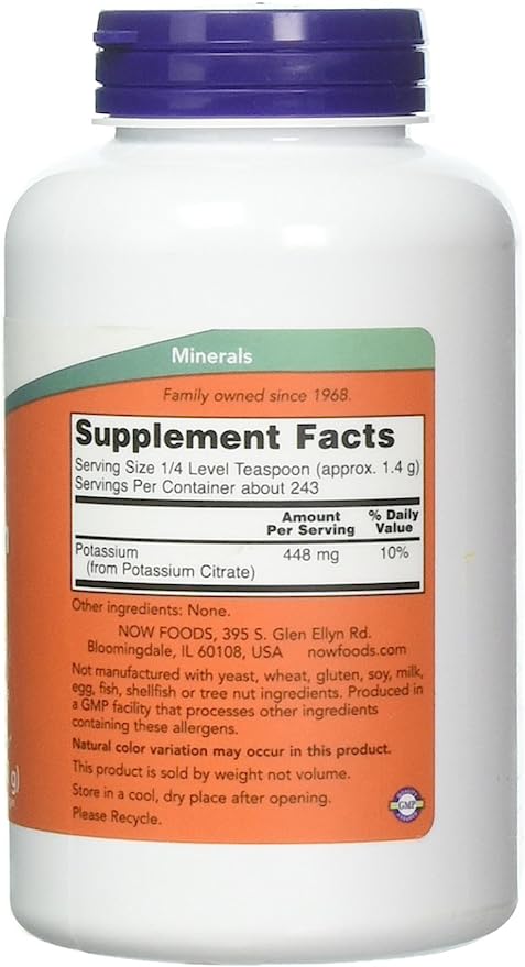 Now Potassium Citrate Pwdr 12z-[HealthWay]