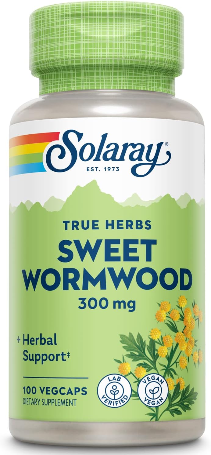 Solaray Sweet Wormwood Aerial  100CT Vcp-[HealthWay]