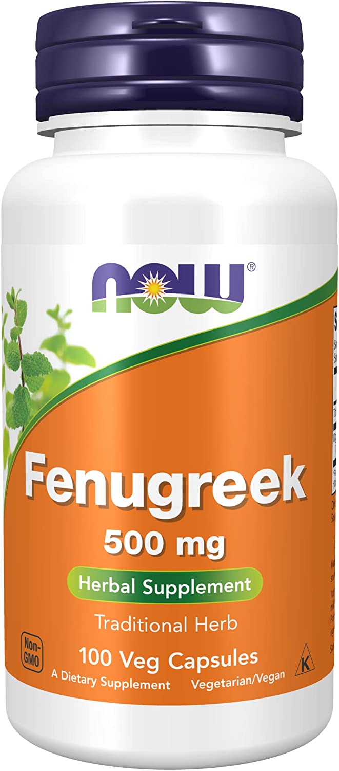 Now Fenugreek 500mg 100cp-[HealthWay]