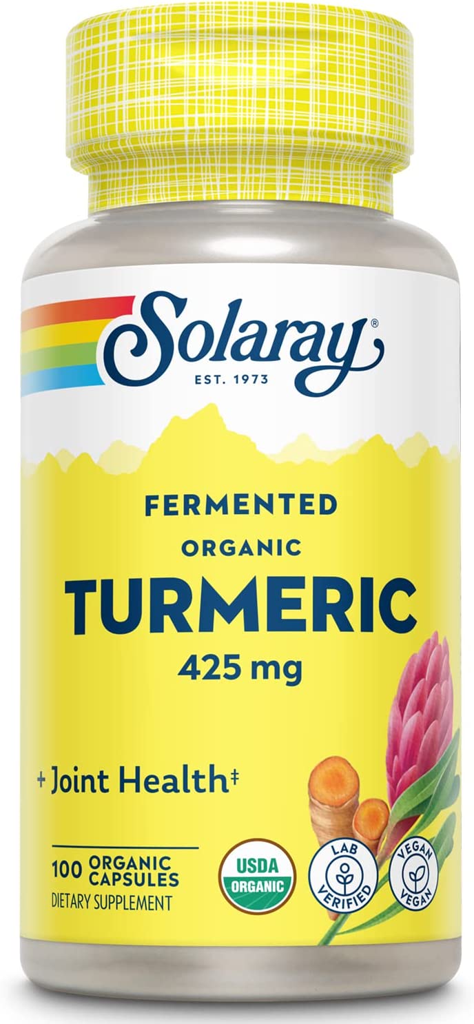 Solaray Turmeric Fermented 100cp-[HealthWay]