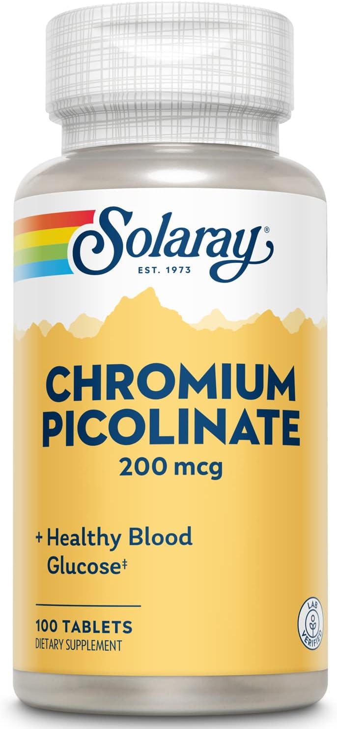 Solaray Chromium Picolinate 100tb-[HealthWay]