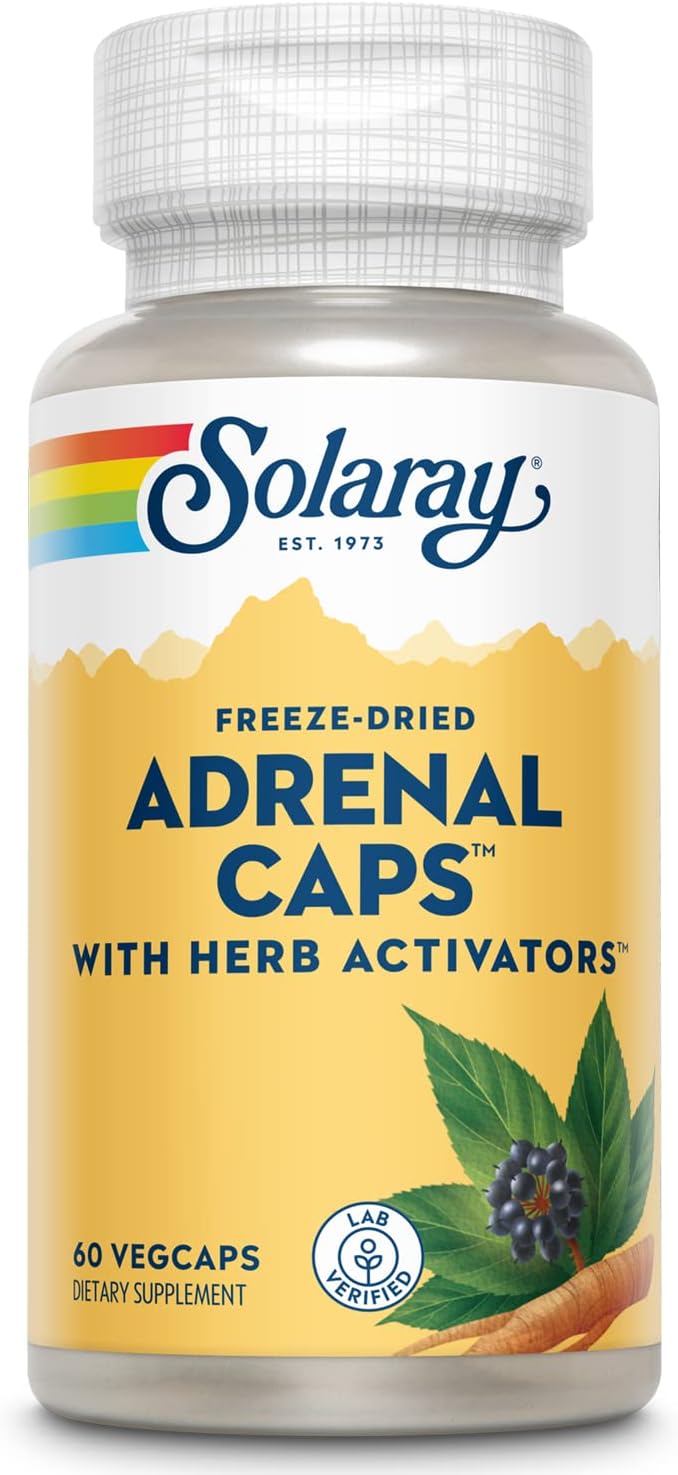 Solaray Adrenal Caps 60cp-[HealthWay]