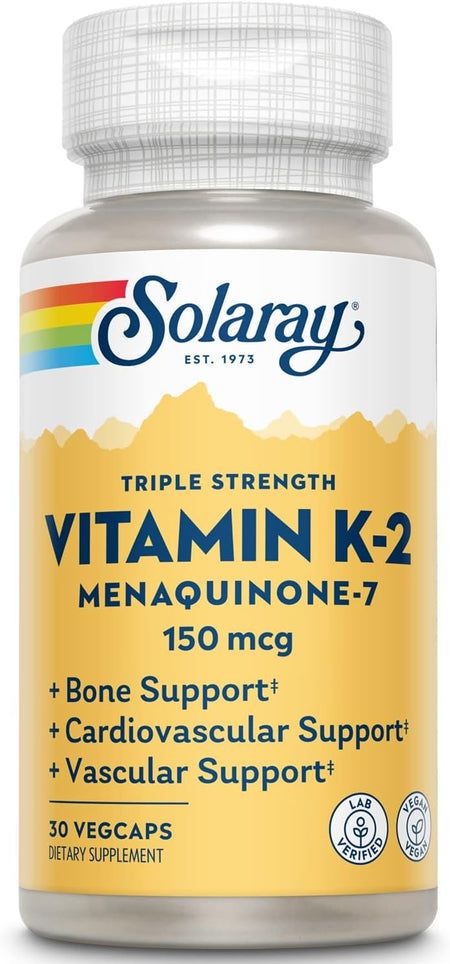 Solaray Vit K2 150mcg 30cp-[HealthWay]