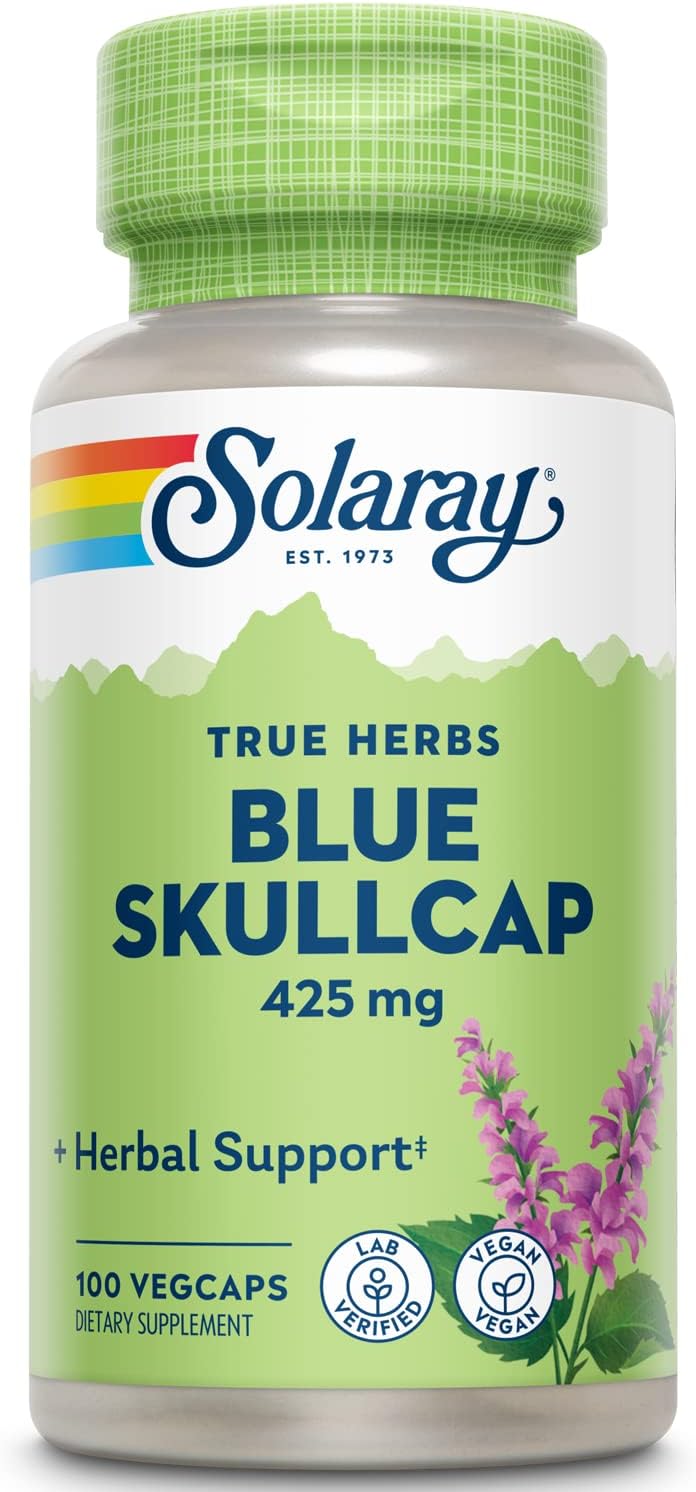 Solaray Skullcap 425mg 100cp-[HealthWay]