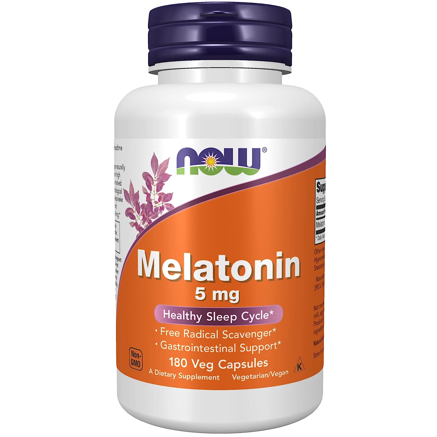 Now Melatonin 5mg 180vc-[HealthWay]